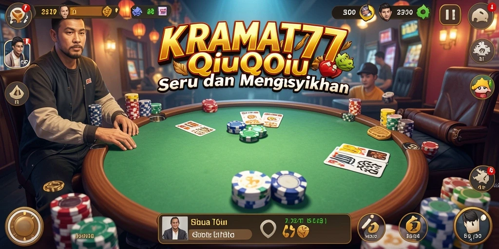 Tampilan gameplay KRAMAT77 yang menegangkan dan seru.