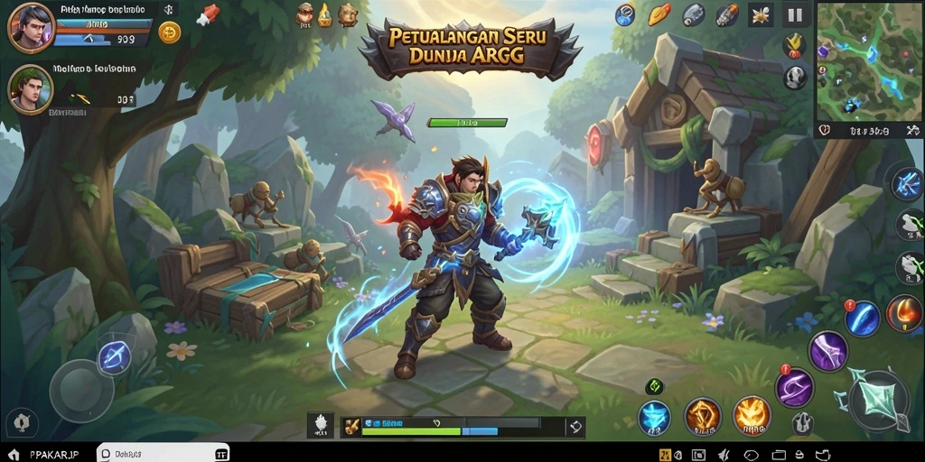 Screenshot menunjukkan aksi seru dalam permainan PAKARJP yang penuh tantangan.
