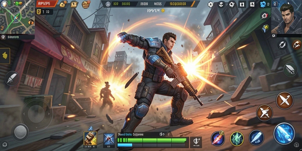 Tangkapan layar RPVIP5 menampilkan aksi gameplay yang intens dan mendebarkan.