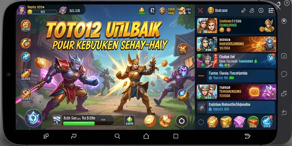 Tampilan utama TOTO12 dengan alat bantu yang intuitif.