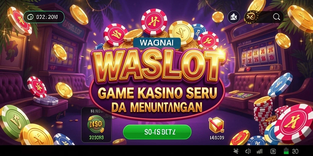 Screenshot gameplay menarik dari WASLOT yang penuh aksi kasino.