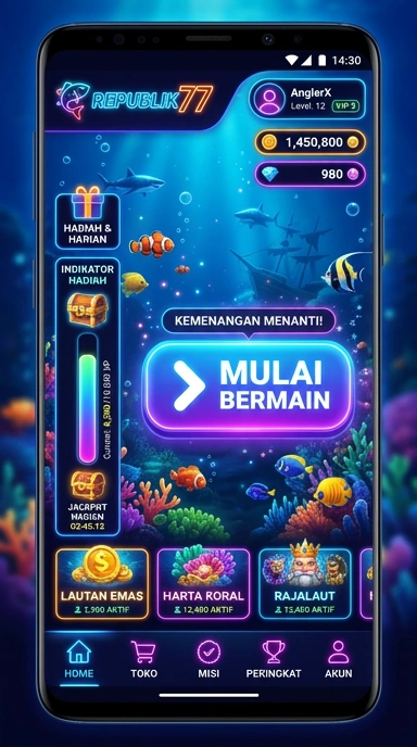 Proses unduh yang cepat di aplikasi republik77.